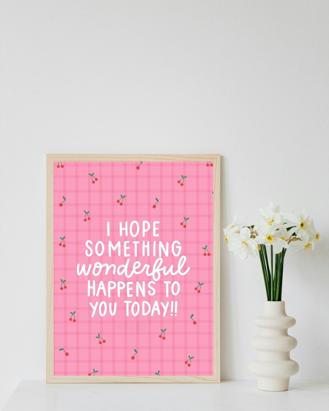 I hope something wonderful happens to you today !!