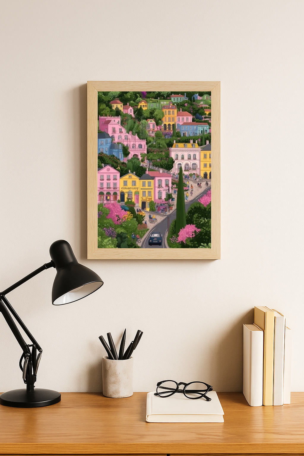 Colorblock houses